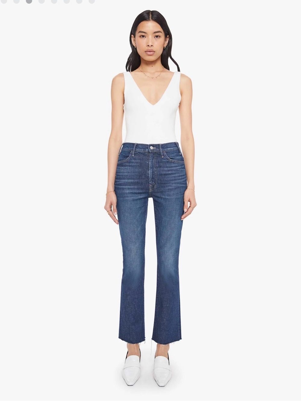 Mother denim - Hustler Flood Fray Jean